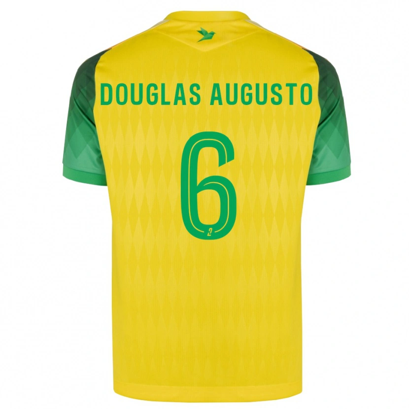 Danxen Kinder Douglas Augusto #6 Gelb Grün Rot Heimtrikot Trikot 2026/27 T-Shirt Österreich