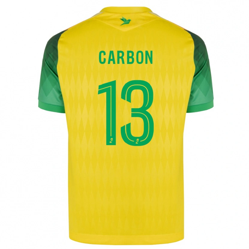 Danxen Kinder Lancelot Carbon #13 Gelb Grün Rot Heimtrikot Trikot 2026/27 T-Shirt Österreich
