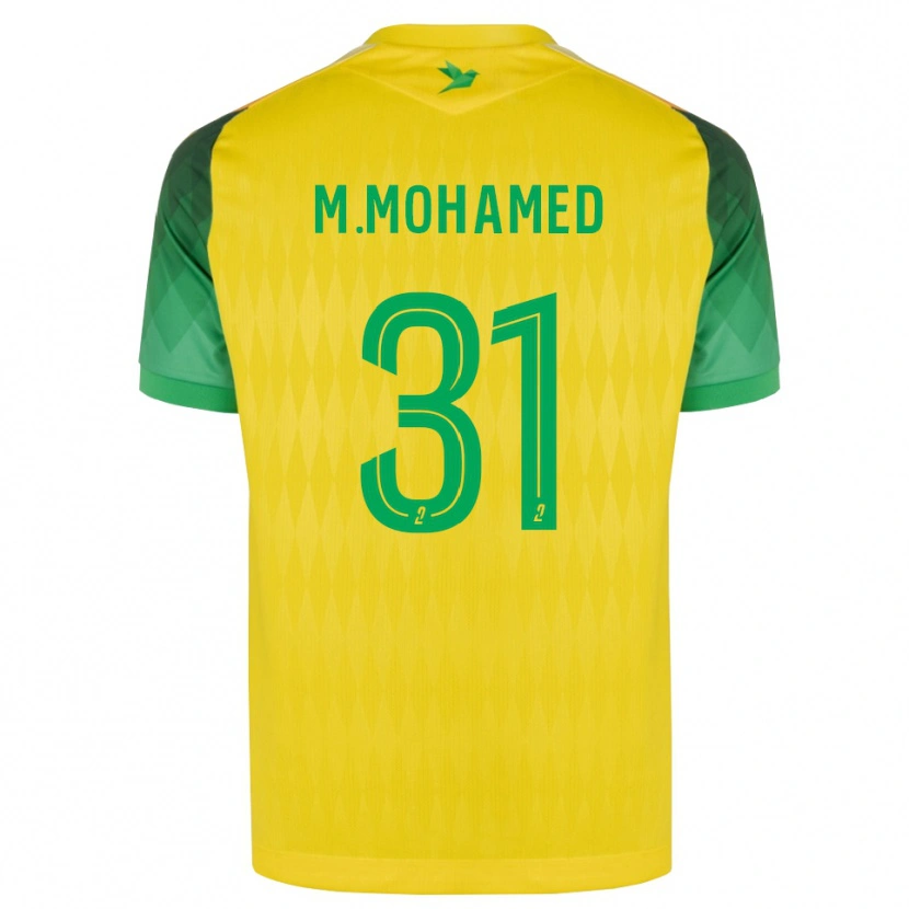 Danxen Kinder Mostafa Mohamed #31 Gelb Grün Rot Heimtrikot Trikot 2026/27 T-Shirt Österreich