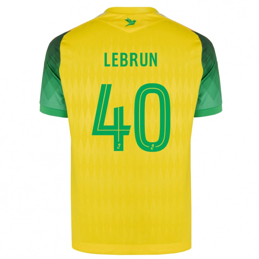 Danxen Kinder Lisa Lebrun #40 Gelb Grün Rot Heimtrikot Trikot 2026/27 T-Shirt Österreich
