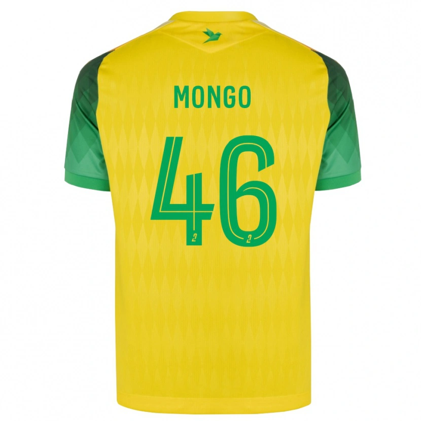 Danxen Kinder Enzo Mongo #46 Gelb Grün Rot Heimtrikot Trikot 2026/27 T-Shirt Österreich
