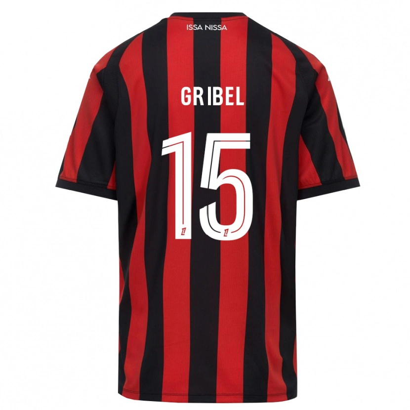 Danxen Kinder Naomie Gribel #15 Rot Schwarz Weiß Heimtrikot Trikot 2026/27 T-Shirt Österreich