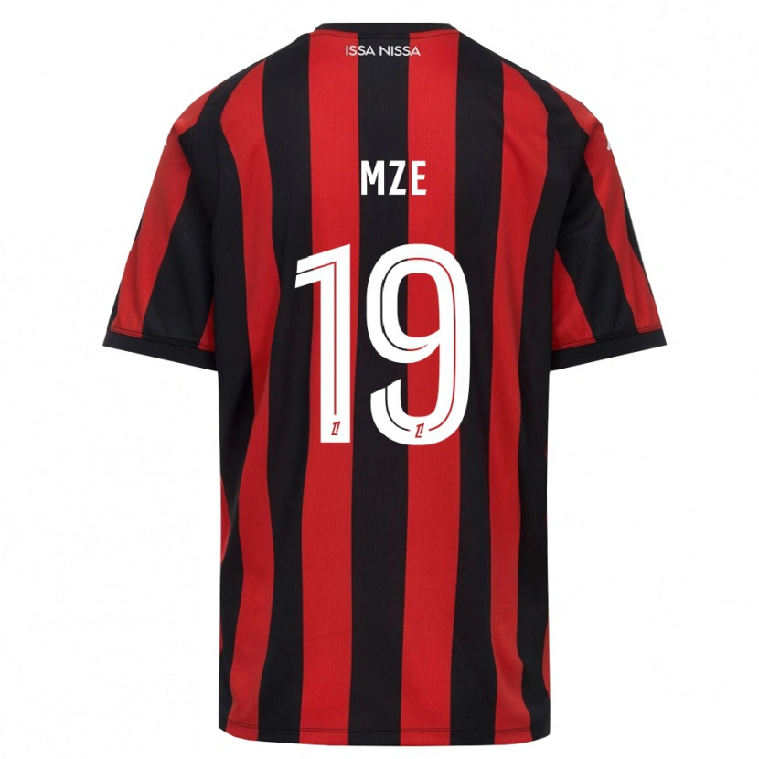 Danxen Kinder Yrma Mze Issa #19 Rot Schwarz Weiß Heimtrikot Trikot 2026/27 T-Shirt Österreich