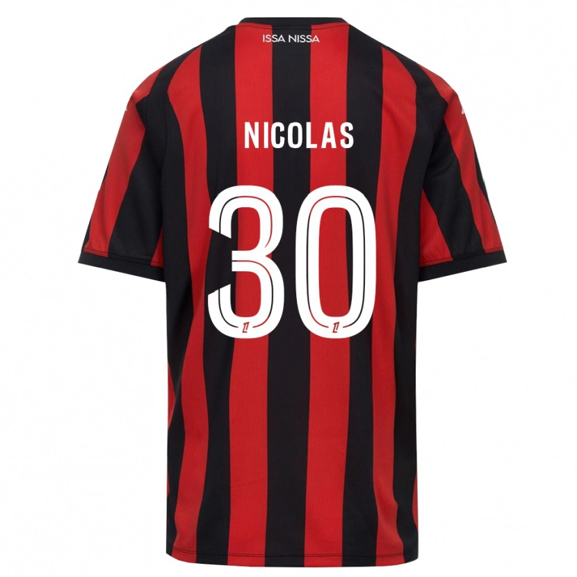 Danxen Kinder Lina-Lou Nicolas #30 Rot Schwarz Weiß Heimtrikot Trikot 2026/27 T-Shirt Österreich