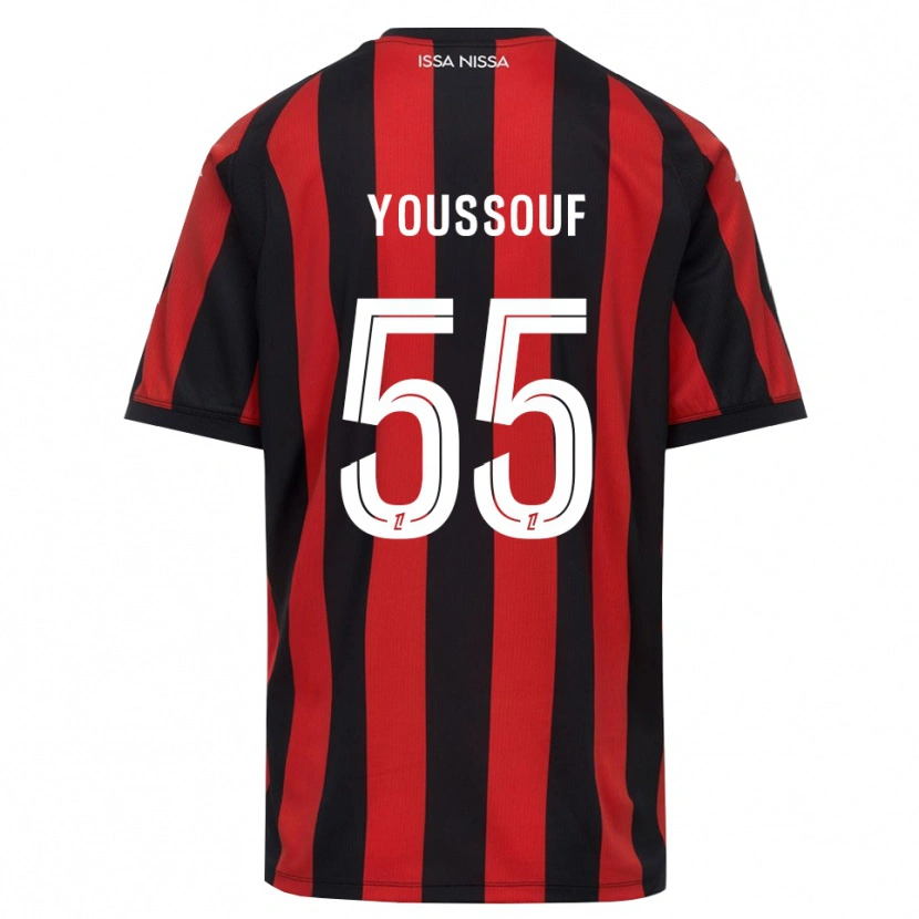 Danxen Kinder Youssouf Ndayishimiye #55 Rot Schwarz Weiß Heimtrikot Trikot 2026/27 T-Shirt Österreich