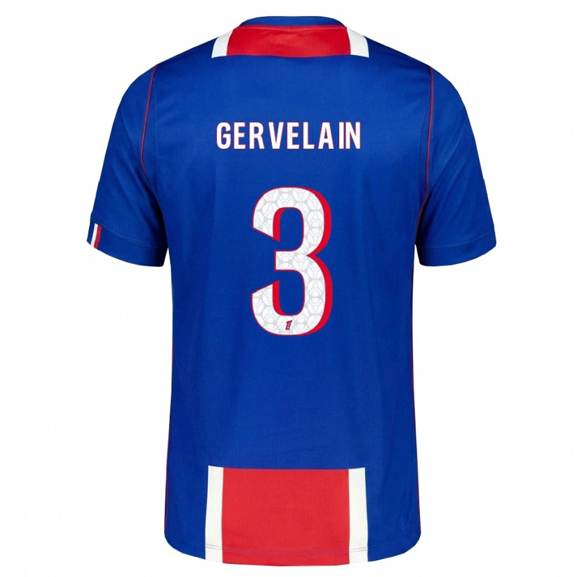 Danxen Kinder Jordan Gervelain #3 Rot Weiß Blau Heimtrikot Trikot 2026/27 T-Shirt Österreich