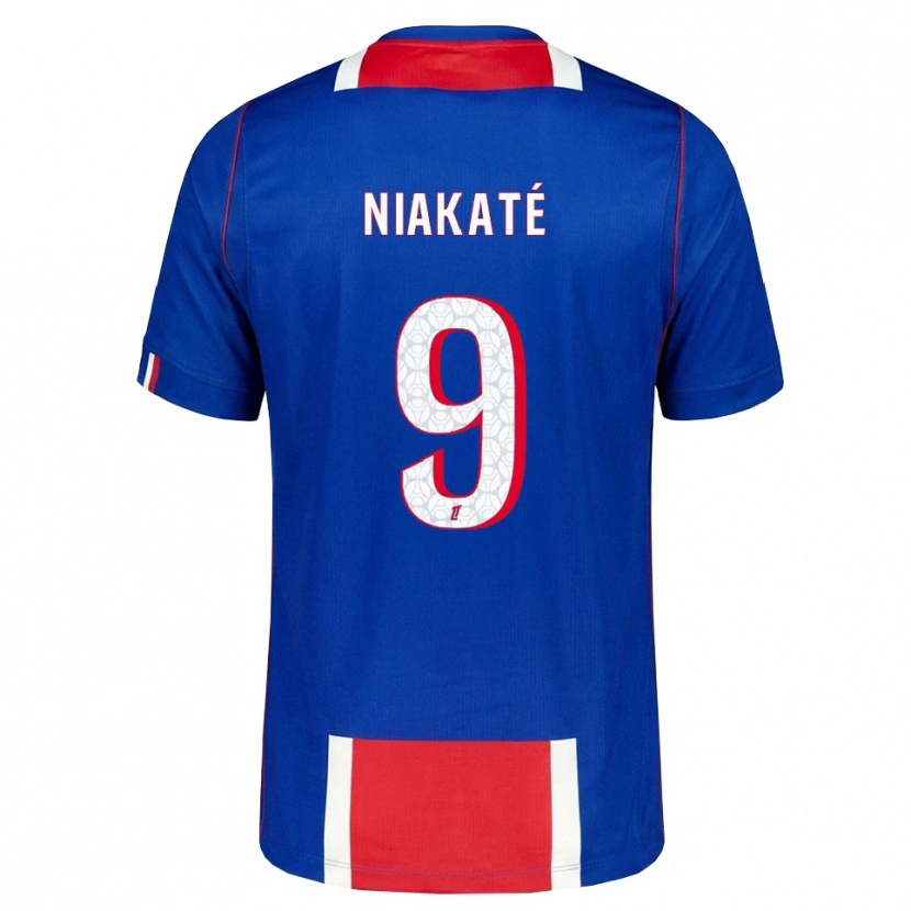Danxen Kinder Maoula Niakaté #9 Rot Weiß Blau Heimtrikot Trikot 2026/27 T-Shirt Österreich