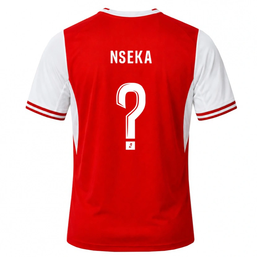 Danxen Kinder Nelson Nseka #0 Rot Weiß Heimtrikot Trikot 2026/27 T-Shirt Österreich