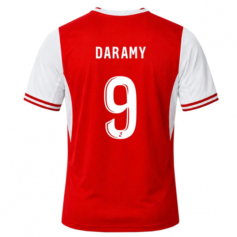 Danxen Kinder Mohamed Daramy #9 Rot Weiß Heimtrikot Trikot 2026/27 T-Shirt Österreich