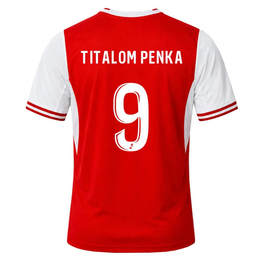Danxen Kinder Titalom Penka #9 Rot Weiß Heimtrikot Trikot 2026/27 T-Shirt Österreich