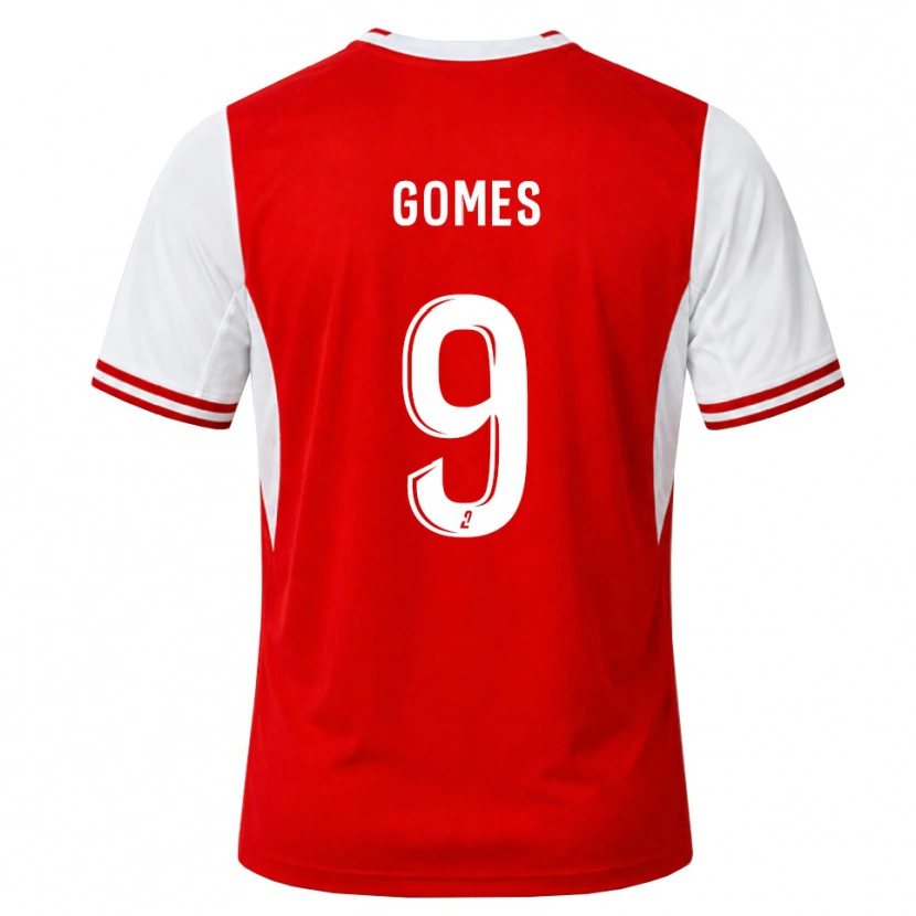 Danxen Kinder Mélissa Gomes #9 Rot Weiß Heimtrikot Trikot 2026/27 T-Shirt Österreich