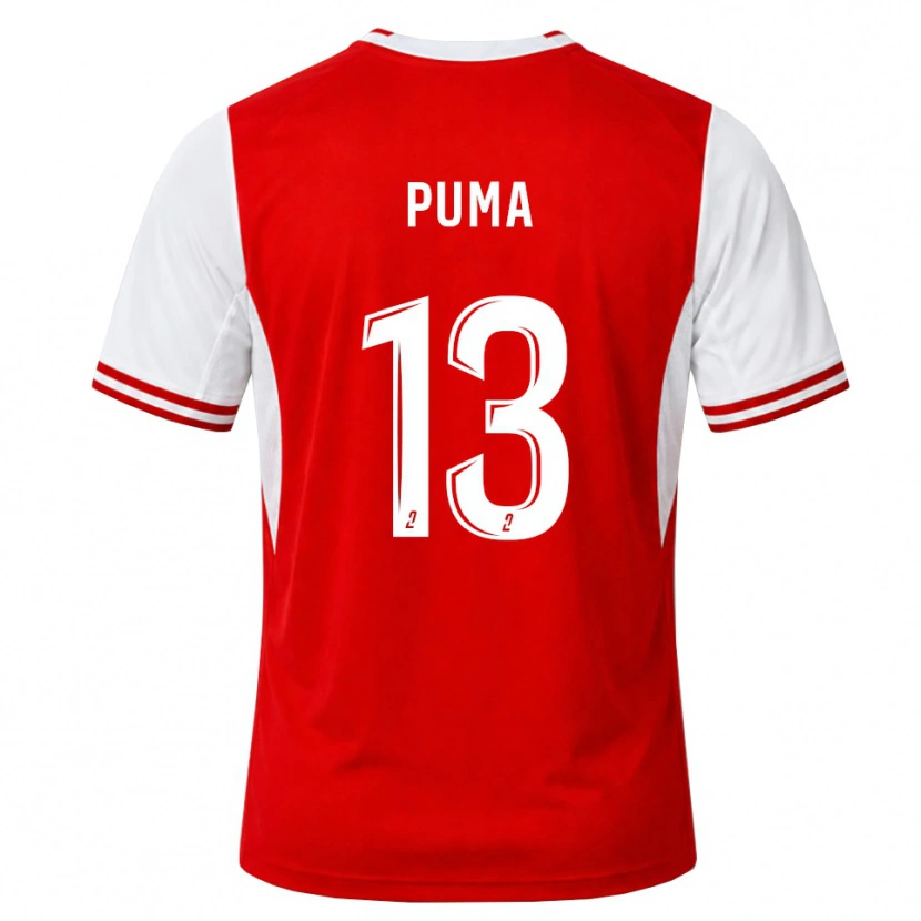 Danxen Kinder Isaac Puma #13 Rot Weiß Heimtrikot Trikot 2026/27 T-Shirt Österreich