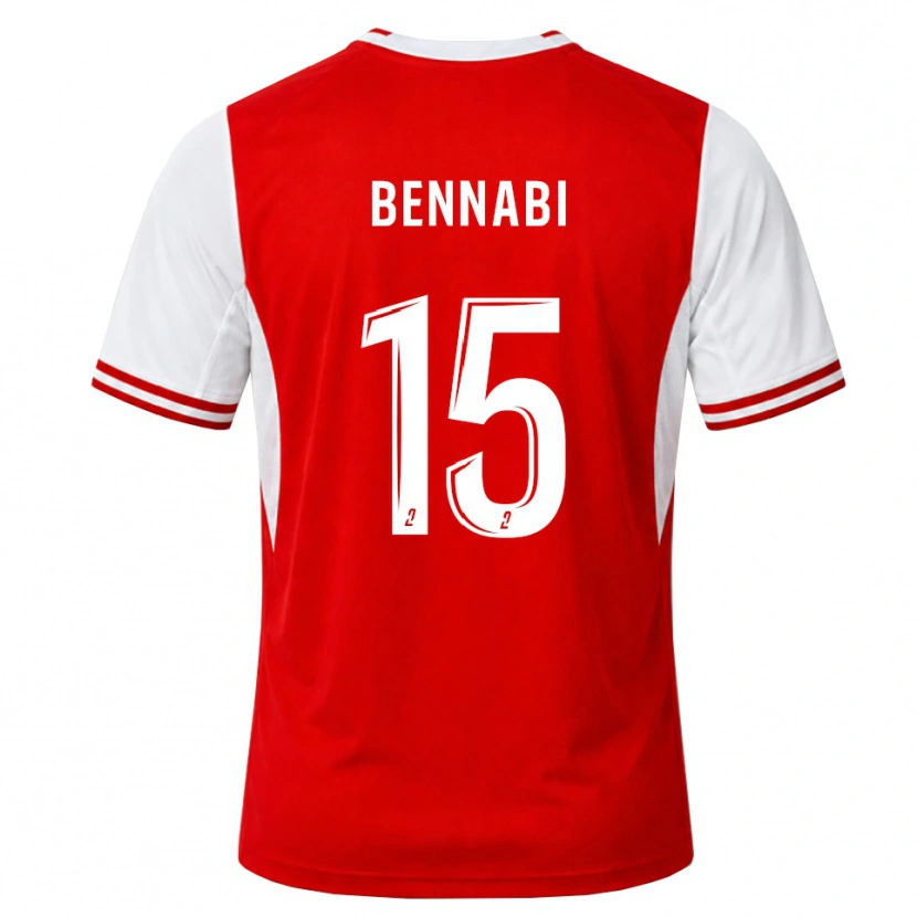 Danxen Kinder Rayan Bennabi #15 Rot Weiß Heimtrikot Trikot 2026/27 T-Shirt Österreich
