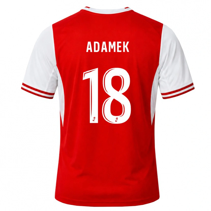 Danxen Kinder Kayla Adamek #18 Rot Weiß Heimtrikot Trikot 2026/27 T-Shirt Österreich