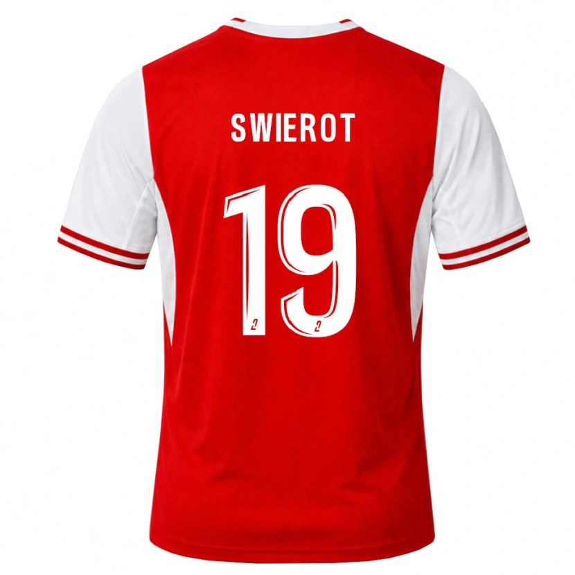 Danxen Kinder Julie Swierot #19 Rot Weiß Heimtrikot Trikot 2026/27 T-Shirt Österreich