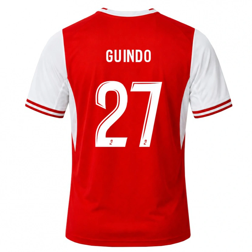 Danxen Kinder Daouda Guindo #27 Rot Weiß Heimtrikot Trikot 2026/27 T-Shirt Österreich
