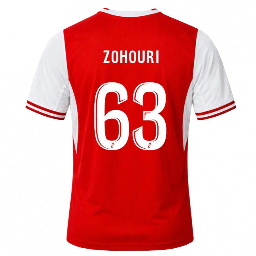 Danxen Kinder Armel Zohouri #63 Rot Weiß Heimtrikot Trikot 2026/27 T-Shirt Österreich