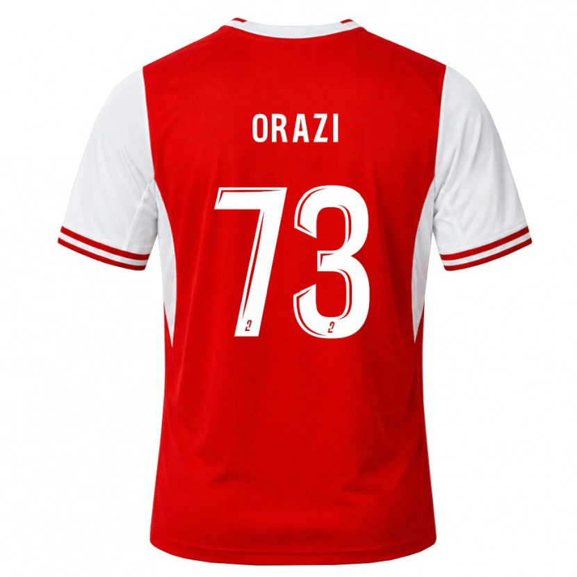 Danxen Kinder Ike Orazi #73 Rot Weiß Heimtrikot Trikot 2026/27 T-Shirt Österreich