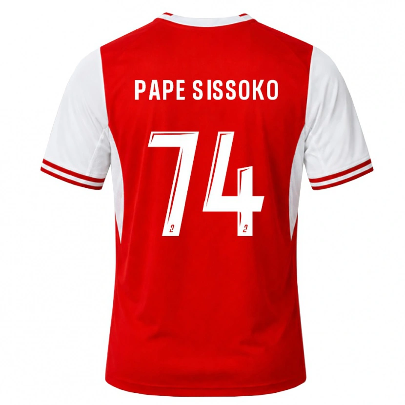 Danxen Kinder Niama Pape Sissoko #74 Rot Weiß Heimtrikot Trikot 2026/27 T-Shirt Österreich
