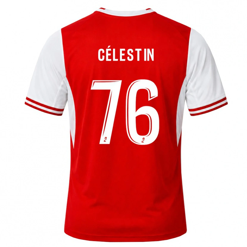 Danxen Kinder Jean-Philippe Célestin #76 Rot Weiß Heimtrikot Trikot 2026/27 T-Shirt Österreich