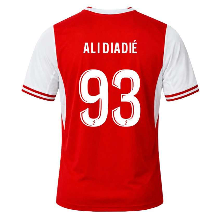Danxen Kinder Mohamed Ali Diadié #93 Rot Weiß Heimtrikot Trikot 2026/27 T-Shirt Österreich