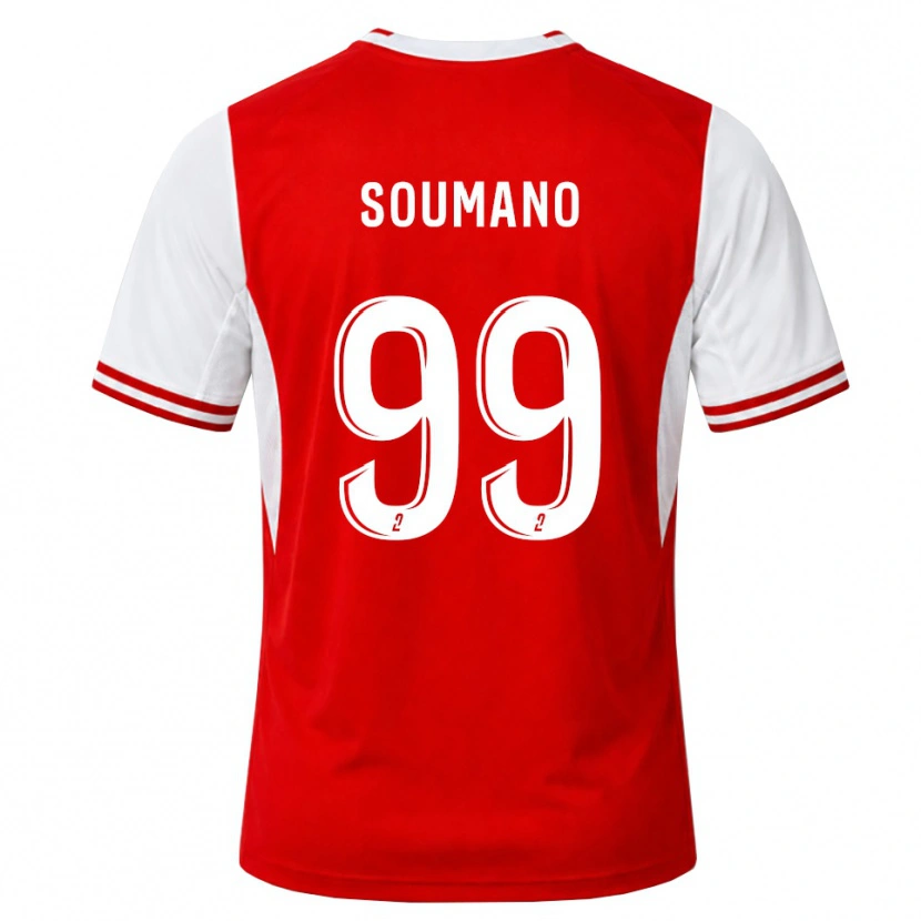 Danxen Kinder Sambou Soumano #99 Rot Weiß Heimtrikot Trikot 2026/27 T-Shirt Österreich