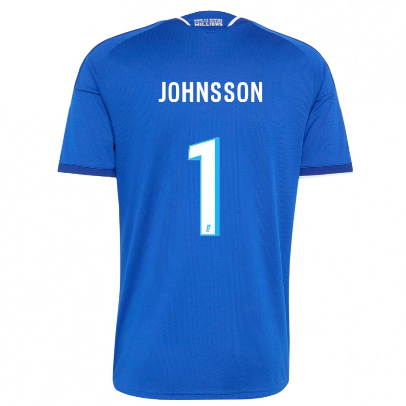 Danxen Kinder Karl-Johan Johnsson #1 Königsblau Weiß Heimtrikot Trikot 2026/27 T-Shirt Österreich
