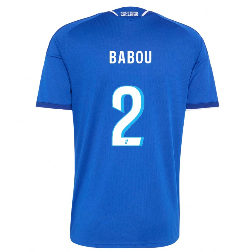 Danxen Kinder Marème Babou #2 Königsblau Weiß Heimtrikot Trikot 2026/27 T-Shirt Österreich