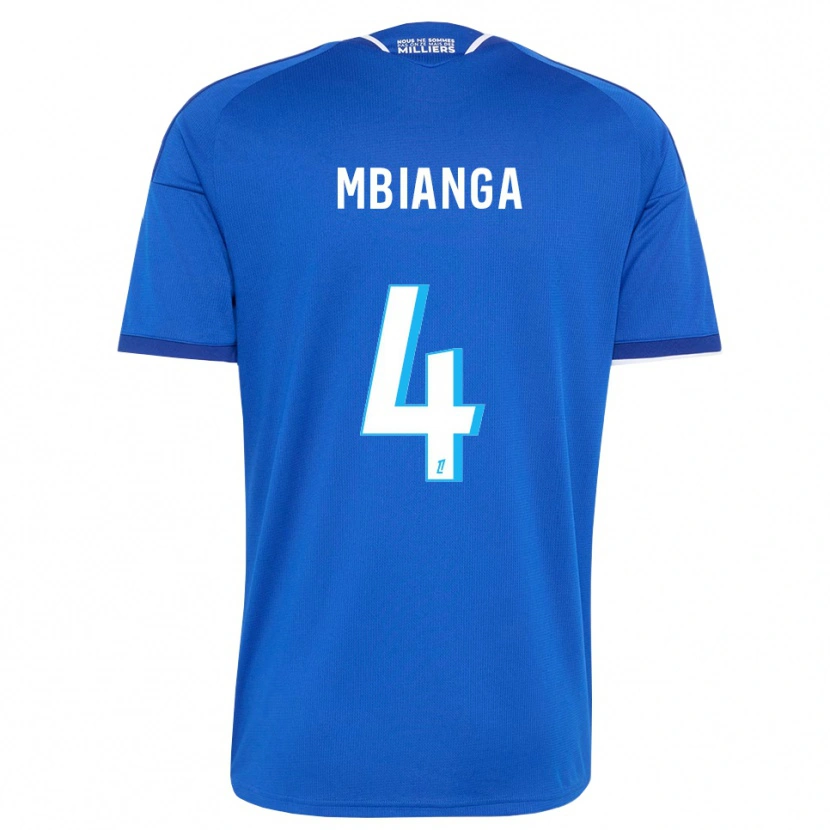 Danxen Kinder Yvan Mbianga #4 Königsblau Weiß Heimtrikot Trikot 2026/27 T-Shirt Österreich