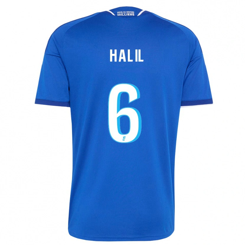 Danxen Kinder Fouad Halil #6 Königsblau Weiß Heimtrikot Trikot 2026/27 T-Shirt Österreich