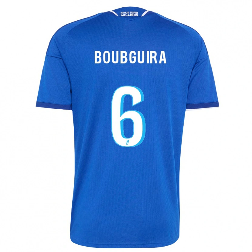 Danxen Kinder Fahim Boubguira #6 Königsblau Weiß Heimtrikot Trikot 2026/27 T-Shirt Österreich