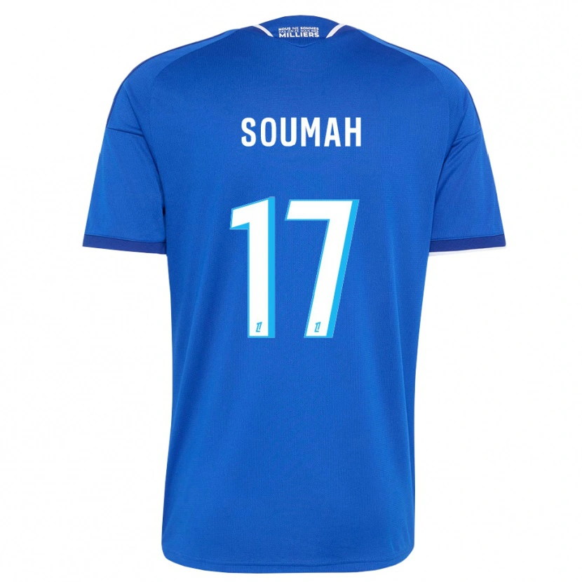 Danxen Kinder Malick Soumah #17 Königsblau Weiß Heimtrikot Trikot 2026/27 T-Shirt Österreich