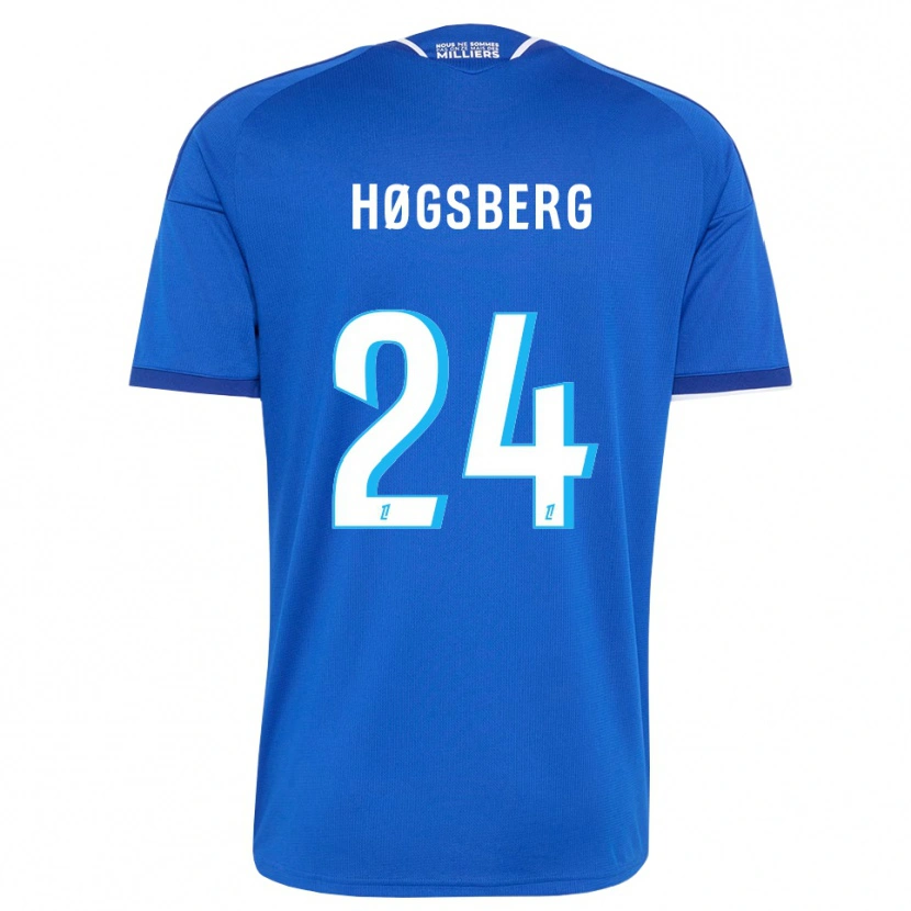 Danxen Kinder Lucas Høgsberg #24 Königsblau Weiß Heimtrikot Trikot 2026/27 T-Shirt Österreich