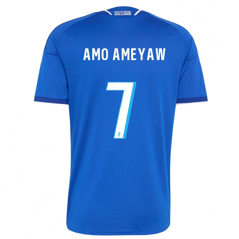 Danxen Kinder Samuel Amo-Ameyaw #7 Königsblau Weiß Heimtrikot Trikot 2026/27 T-Shirt Österreich