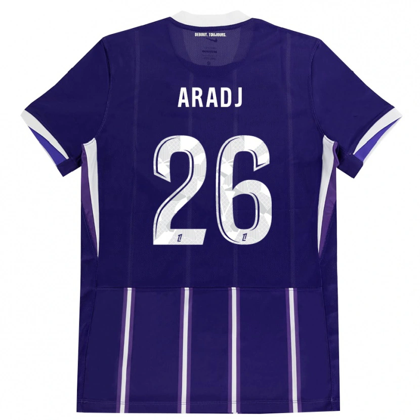 Danxen Kinder Ylies Aradj #26 Lila Weiß Heimtrikot Trikot 2026/27 T-Shirt Österreich