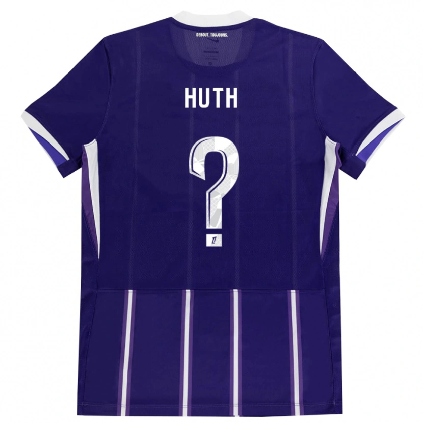 Danxen Kinder Lony Huth #0 Lila Weiß Heimtrikot Trikot 2026/27 T-Shirt Österreich