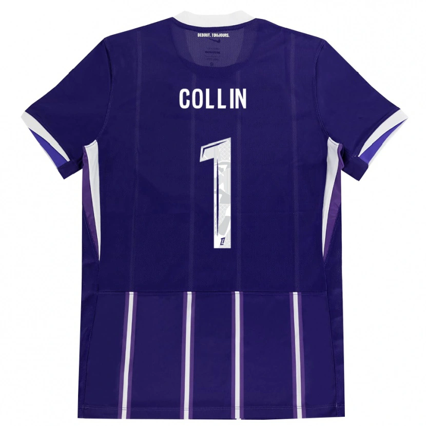 Danxen Kinder Théo Collin #1 Lila Weiß Heimtrikot Trikot 2026/27 T-Shirt Österreich