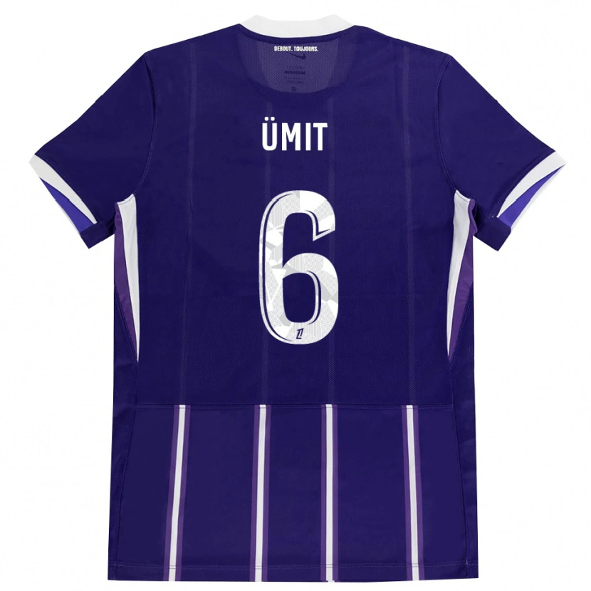 Danxen Kinder Ümit Akdağ #6 Lila Weiß Heimtrikot Trikot 2026/27 T-Shirt Österreich