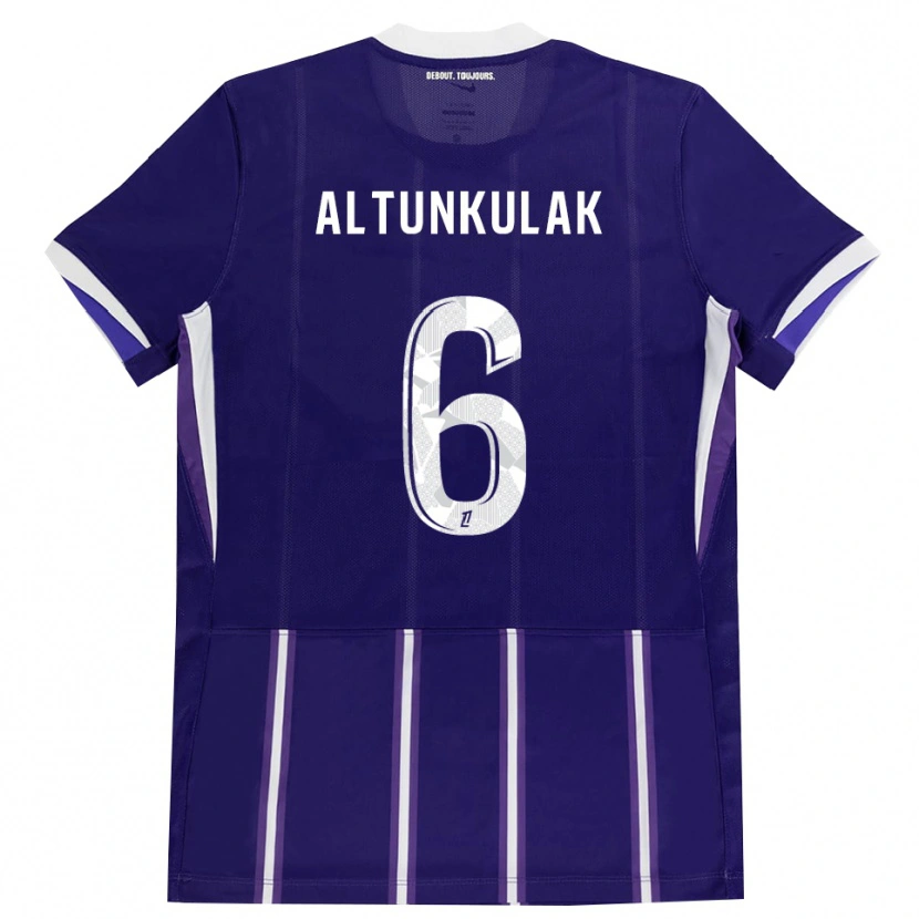 Danxen Kinder Selen Altunkulak #6 Lila Weiß Heimtrikot Trikot 2026/27 T-Shirt Österreich