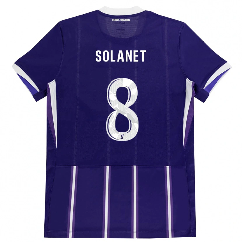 Danxen Kinder Tatiana Solanet #8 Lila Weiß Heimtrikot Trikot 2026/27 T-Shirt Österreich