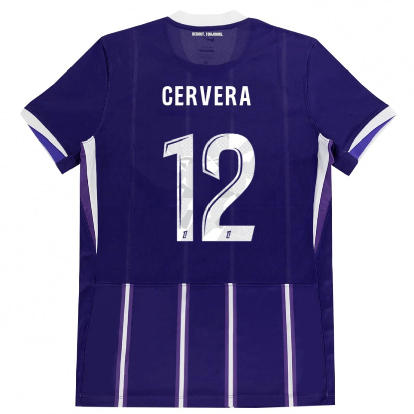 Danxen Kinder Laurianne Cervera #12 Lila Weiß Heimtrikot Trikot 2026/27 T-Shirt Österreich
