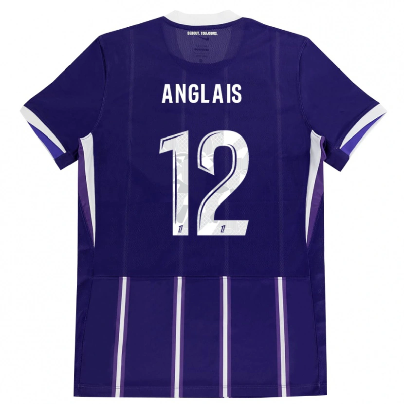 Danxen Kinder Anaëlle Anglais #12 Lila Weiß Heimtrikot Trikot 2026/27 T-Shirt Österreich