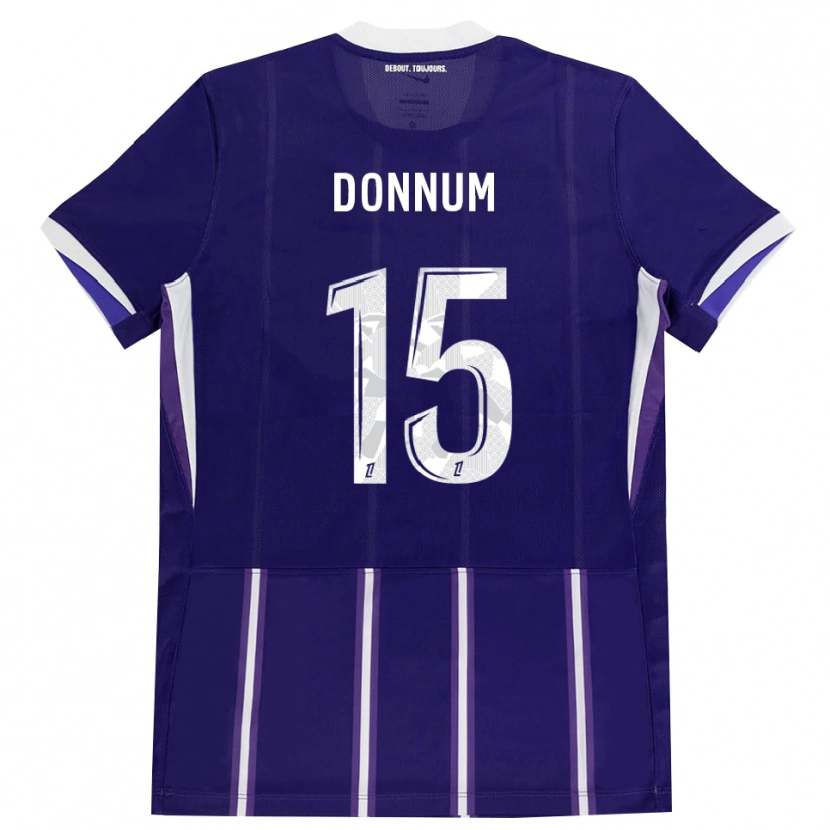 Danxen Kinder Aron Dønnum #15 Lila Weiß Heimtrikot Trikot 2026/27 T-Shirt Österreich