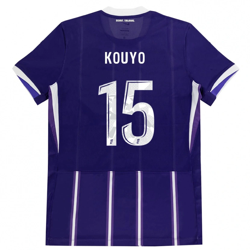 Danxen Kinder Dan Kouyo #15 Lila Weiß Heimtrikot Trikot 2026/27 T-Shirt Österreich