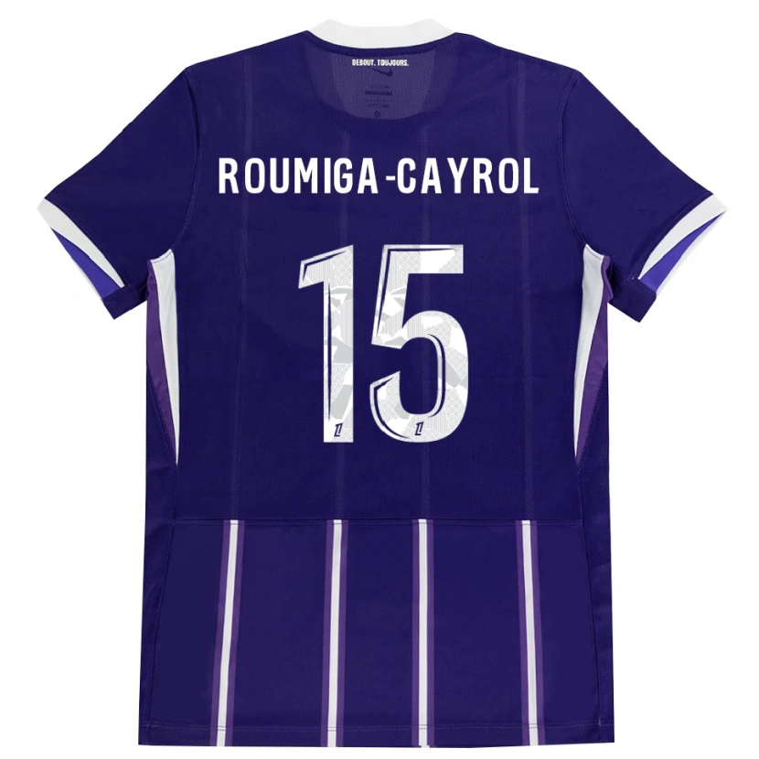 Danxen Kinder Sonia Roumiga-Cayrol #15 Lila Weiß Heimtrikot Trikot 2026/27 T-Shirt Österreich