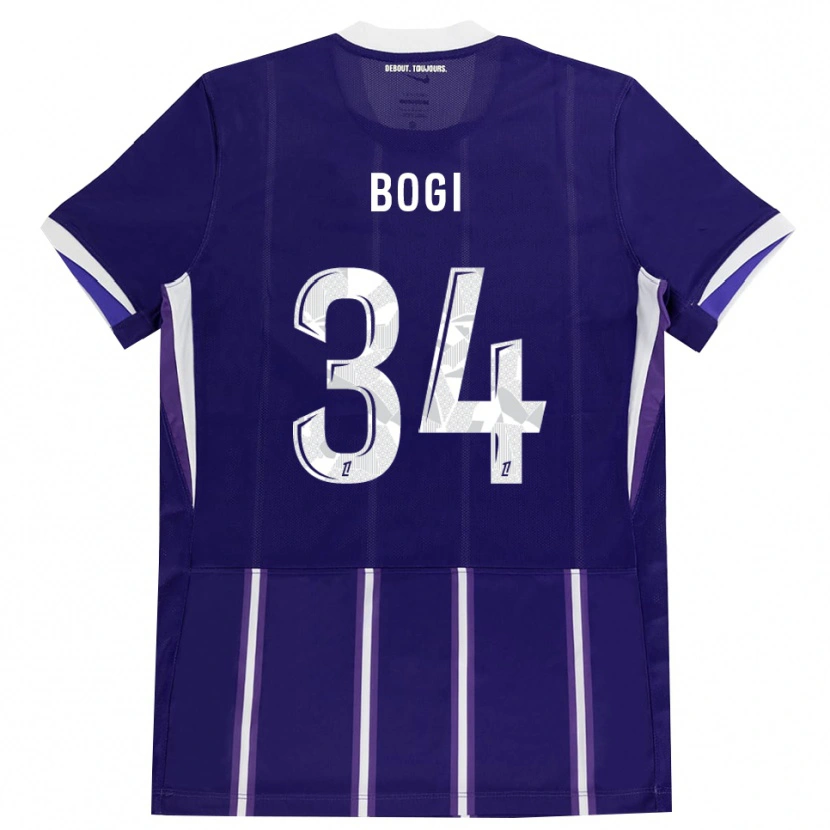 Danxen Kinder Fiona Bogi #34 Lila Weiß Heimtrikot Trikot 2026/27 T-Shirt Österreich