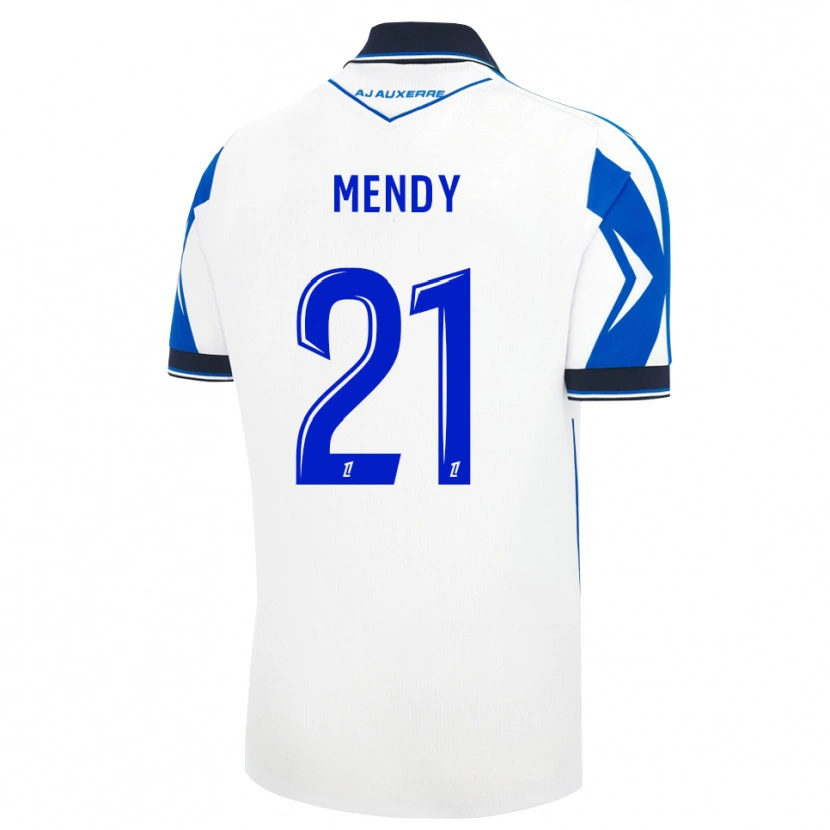 Danxen Kinder Tony Mendy #21 Schwarz Weiß Blau Heimtrikot Trikot 2026/27 T-Shirt Österreich