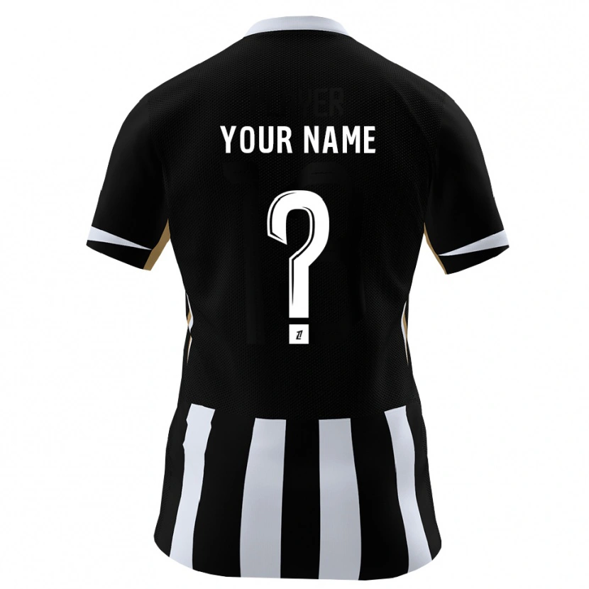 Danxen Kinder Ihren Namen #0 Schwarz Blau Heimtrikot Trikot 2026/27 T-Shirt Österreich