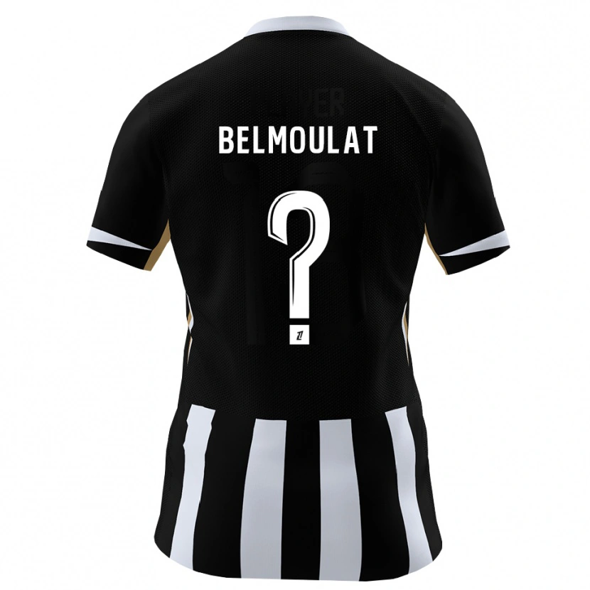 Danxen Kinder Zinédine Belmoulat #0 Schwarz Blau Heimtrikot Trikot 2026/27 T-Shirt Österreich