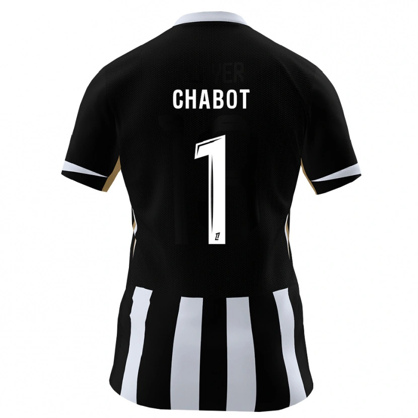 Danxen Kinder Max-Edgar Chabot #1 Schwarz Blau Heimtrikot Trikot 2026/27 T-Shirt Österreich
